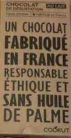 Chocolat de Dégustation au Lait