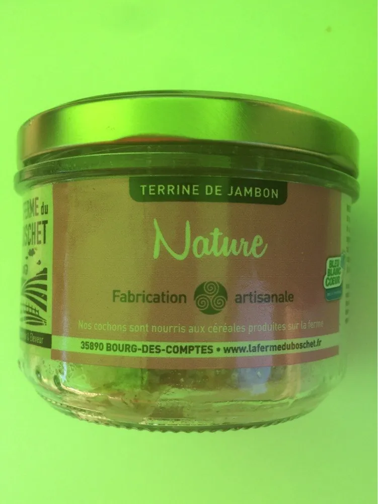 Terrine de jambon nature