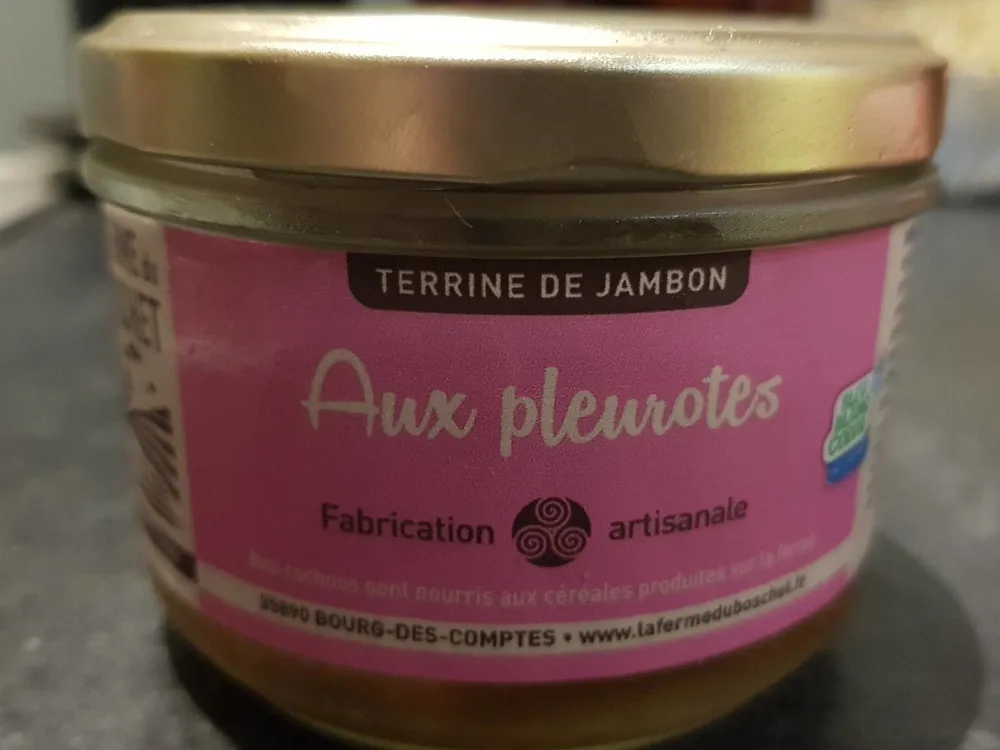 Terrine de jambon aux pleurottes
