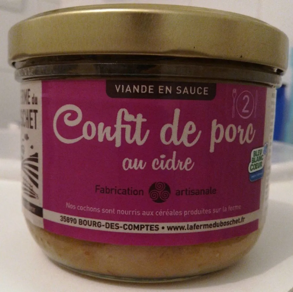 Confit de porc au cidre