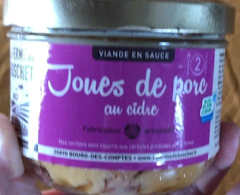 Joues de porc au cidre