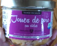 Joues de porc au cidre