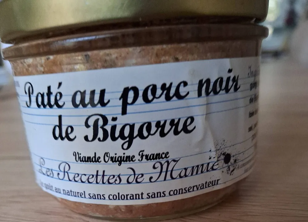 Pate au porc noir de bigorre