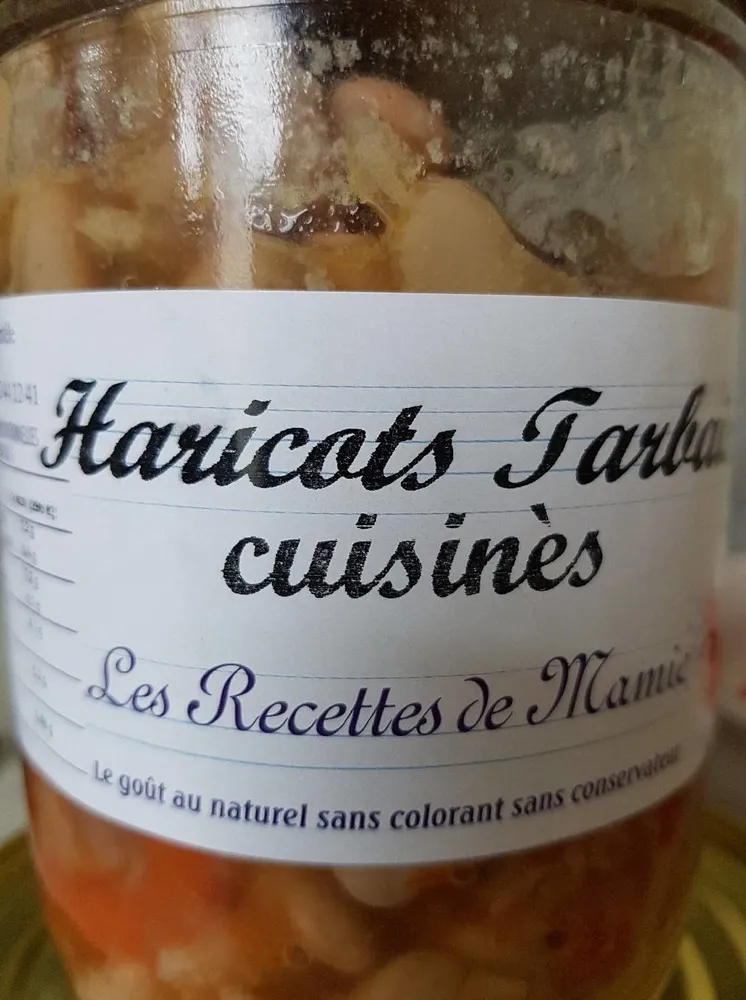 Haricots Tarbais cuisinés
