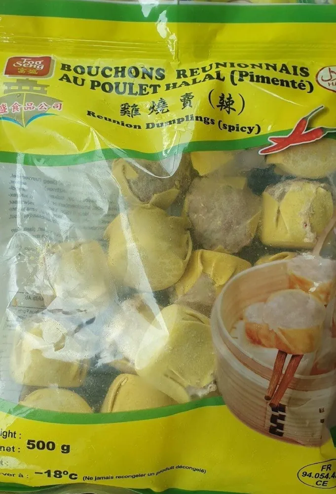 Bouchons réunionnais au poulet halal(pimenté)