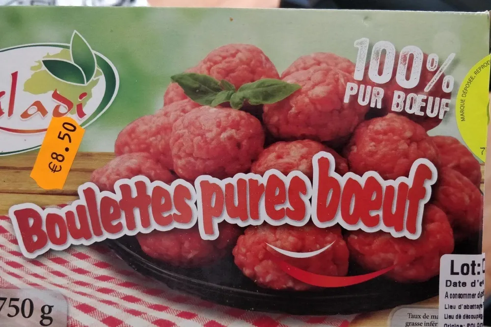 Boulettes pures boeuf