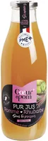 Pur Jus de Pomme et Rhubarbe Cœur de Pom