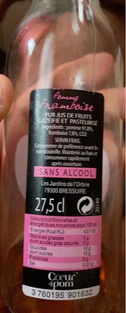fines bulles framboises
