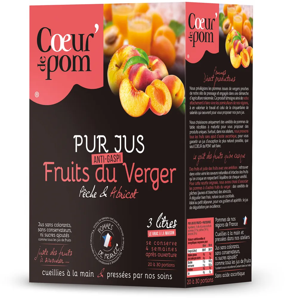 Pur Jus Fruits du Verger BIB