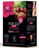 Pur Jus de Pommes Pink Lady Bib 3L Cœur de Pom'
