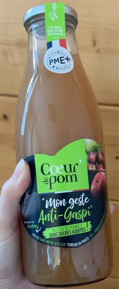Nectar de pommes sans sucres ajoutés