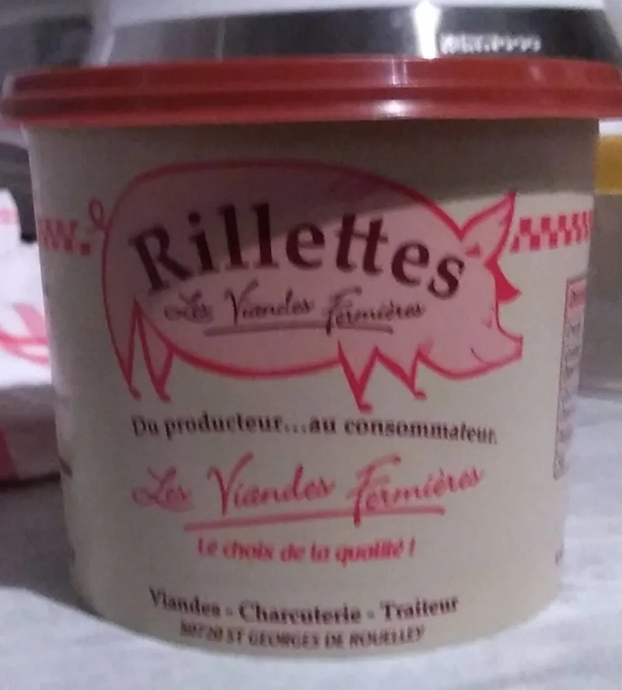 Rillettes les viandes fermières