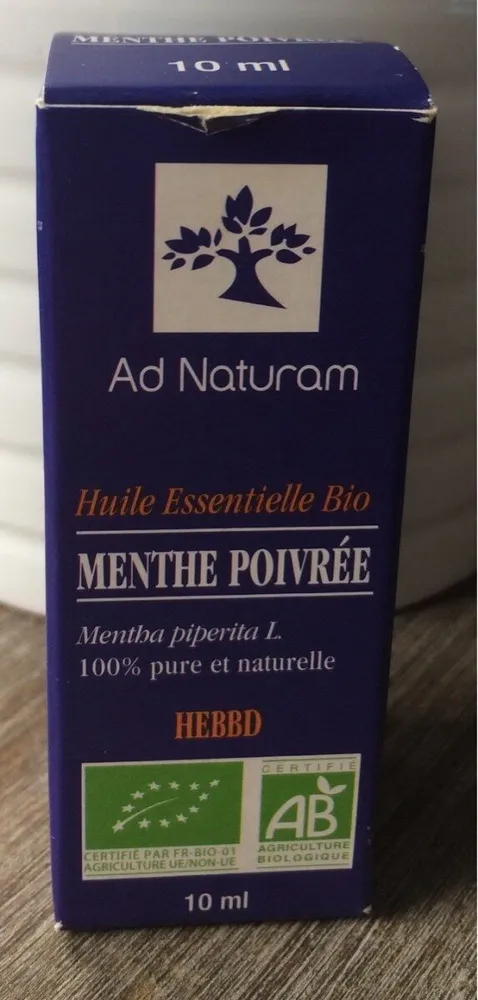 Menthe poivrée huile essentielle