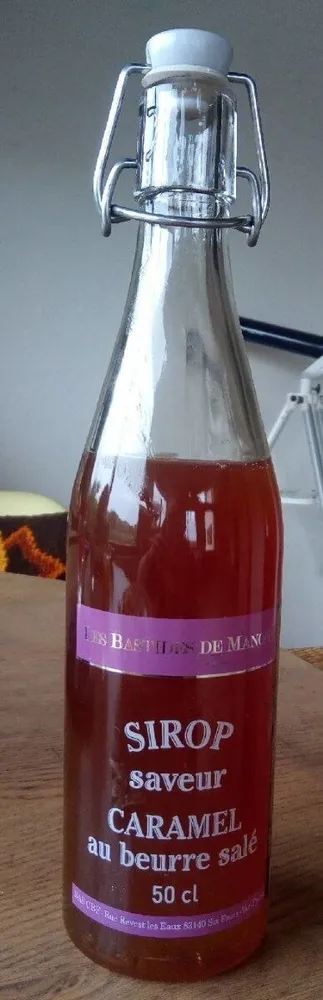 Sirop saveur caramel au beurre salé