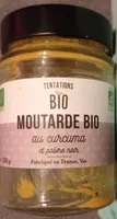 Moutarde bio au curcuma