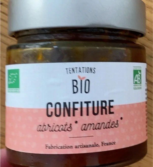 Confiture abricots amandes bio