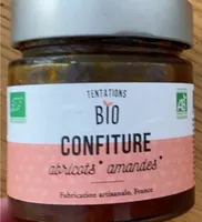 Confiture abricots amandes bio
