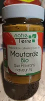 Moutarde bio aux poivrons saveur ail