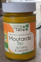 Moutarde bio au curry & curcuma