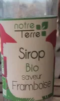 Sirop bio saveur framboise