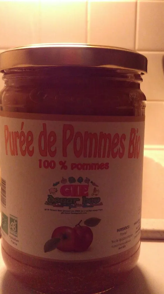 Purée de pommes bio