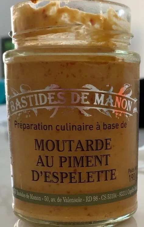 Moutarde au piment d’espelette