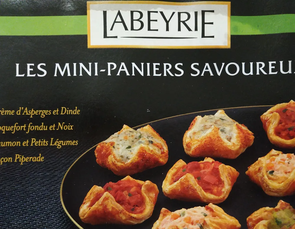 20 Mini Paniers Savoureux
