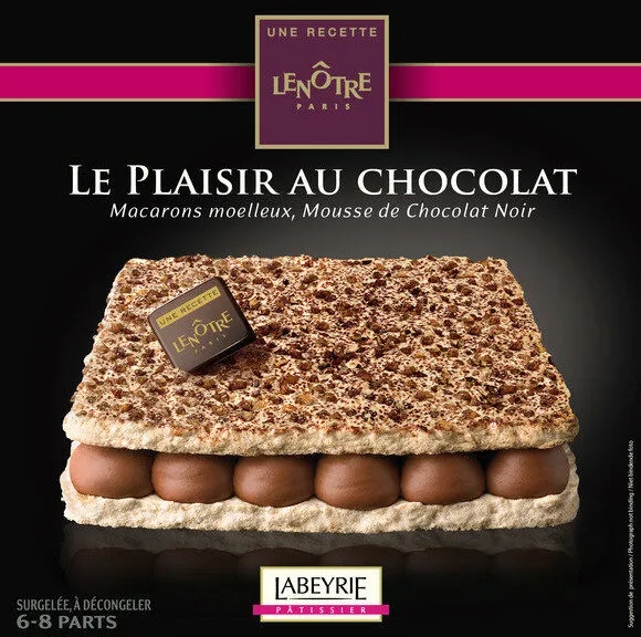 Plaisir au chocolat, macaron moelleux, mousse chocolat noir