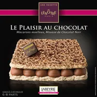 Plaisir au chocolat, macaron moelleux, mousse chocolat noir