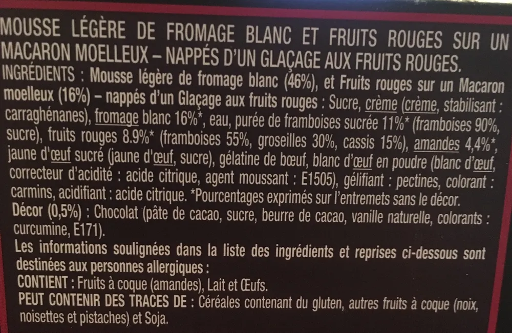 Désir Fruits Rouges