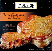 Tourte Gourmande aux Gambas - surgelée