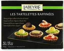 Tartelettes raffinées x12