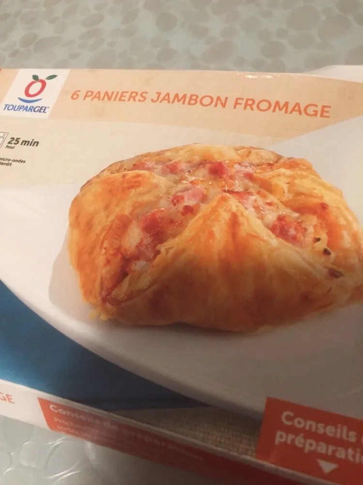 6 paniers jambon fromage