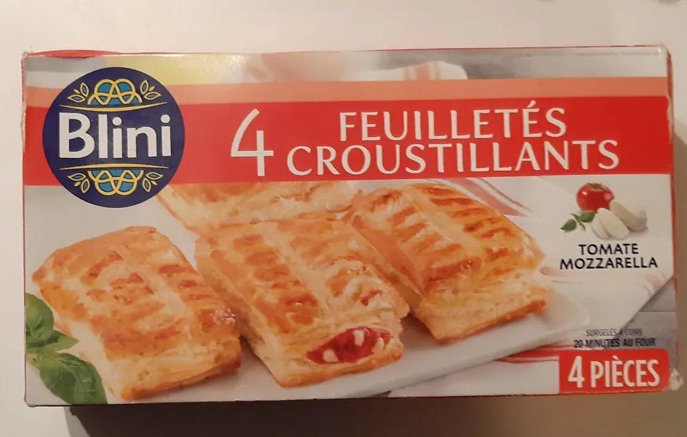 feuilleté tomate mozzarella