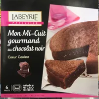 Mon Mi-Cuit gourmand au chocolat noir coeur coulant