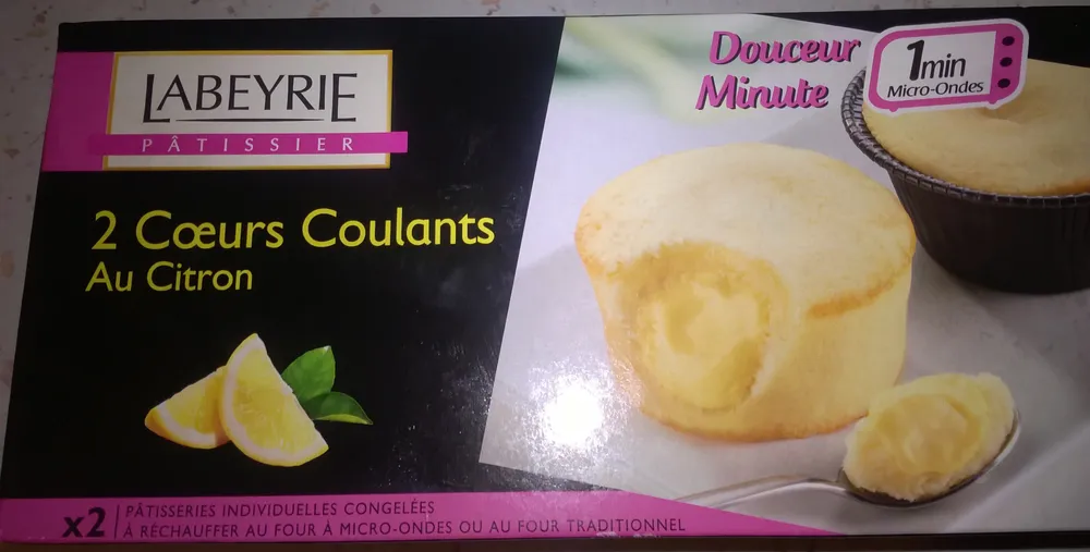 2 Cœurs Coulants au Citron