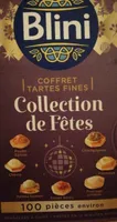 Coffret tartes fines collection de Fêtes blini