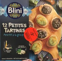 12 petites tartines - apéritifs à la grecque