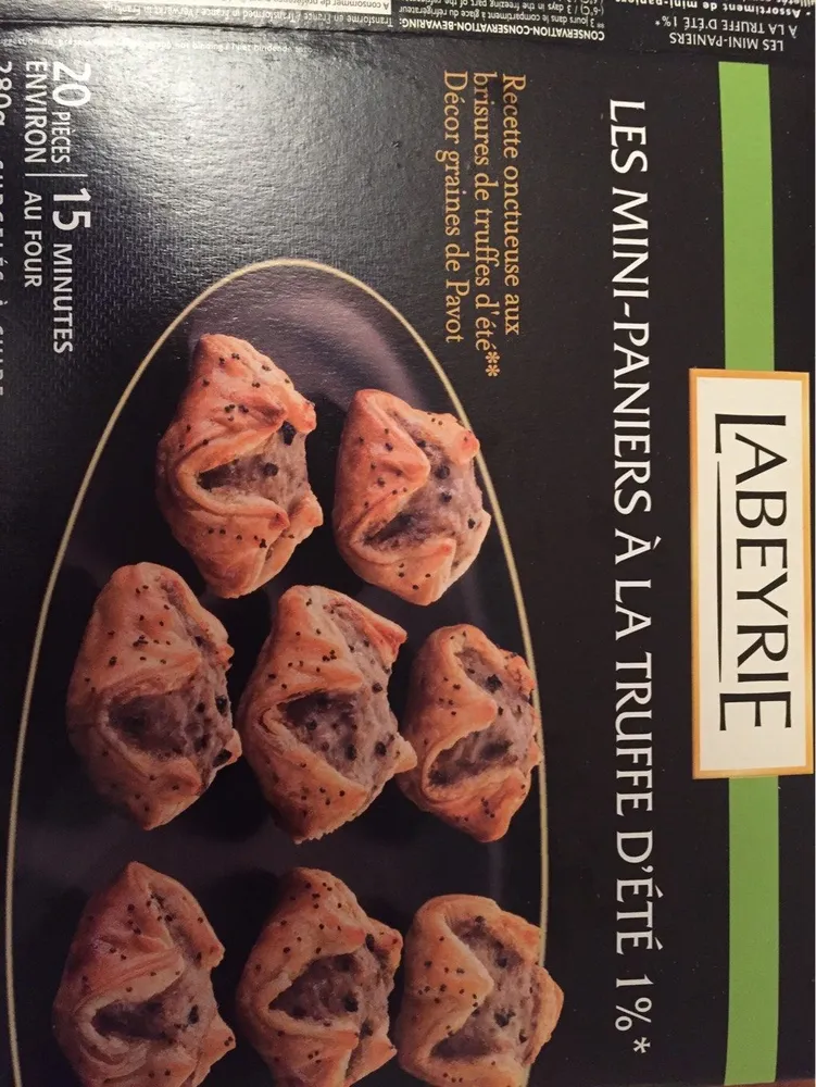 Mini-paniers à la truffe d’été