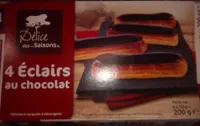 4 éclairs au chocolat