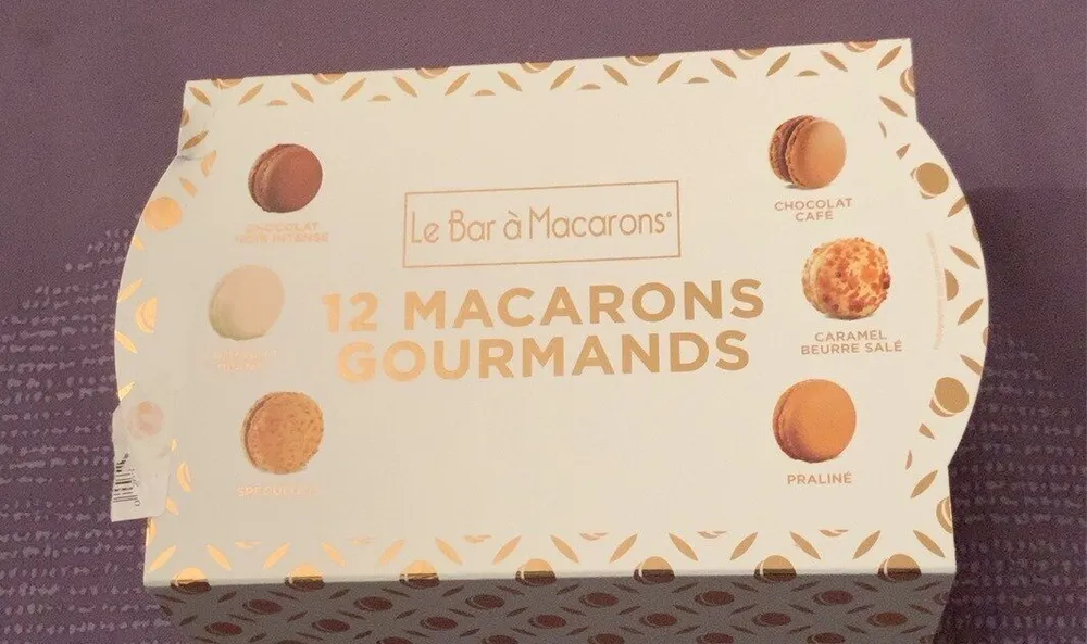 12 macarons gourmands