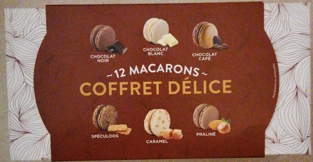 Coffret délice 12 macarons