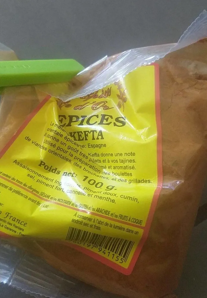 Épices kefta