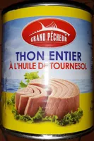 Thon entier à l'huile de tournesol