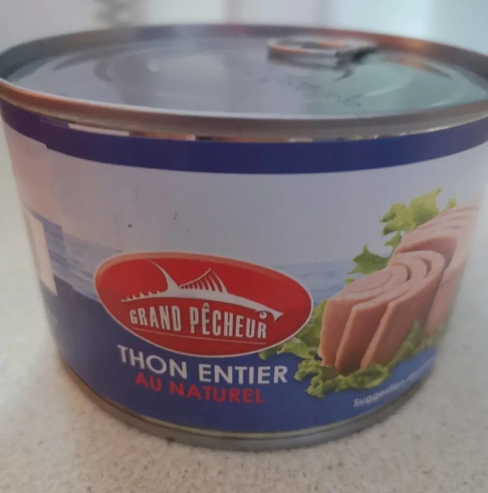 Thon entier au naturel