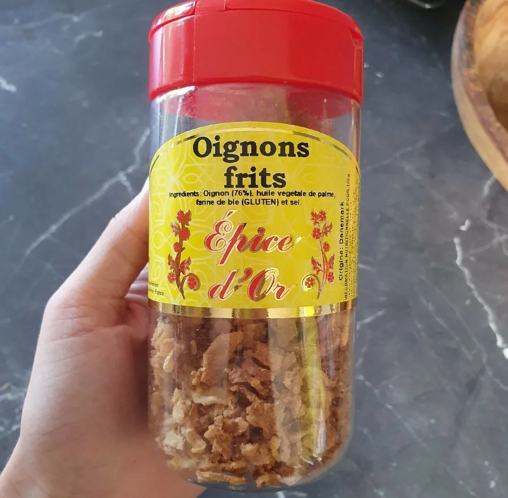 oignons frits