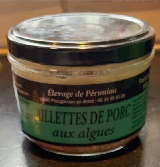 Rillettes de porc aux algues