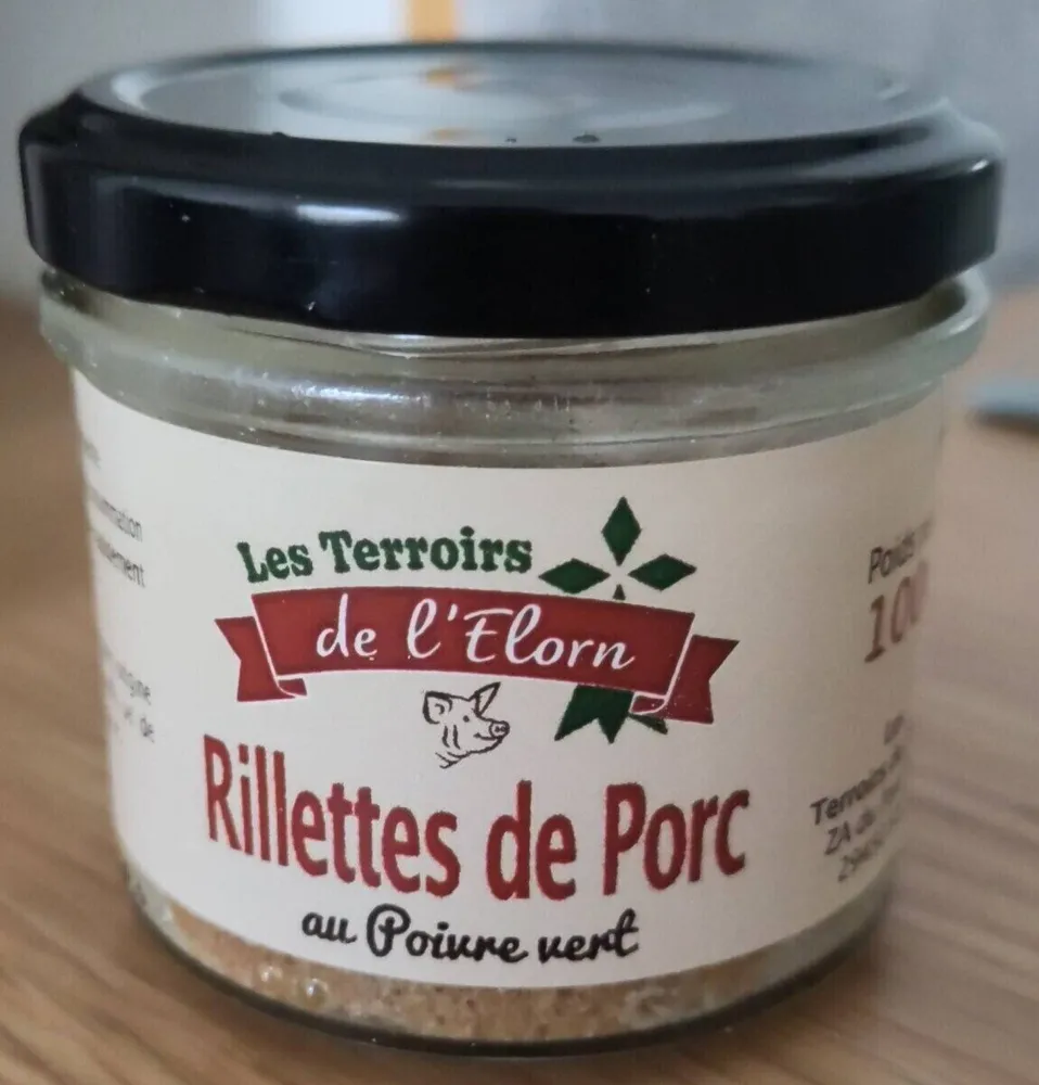 Rillettes de Porc au poivre vert