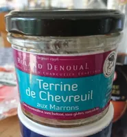 Terrine de chevreuil aux marrons