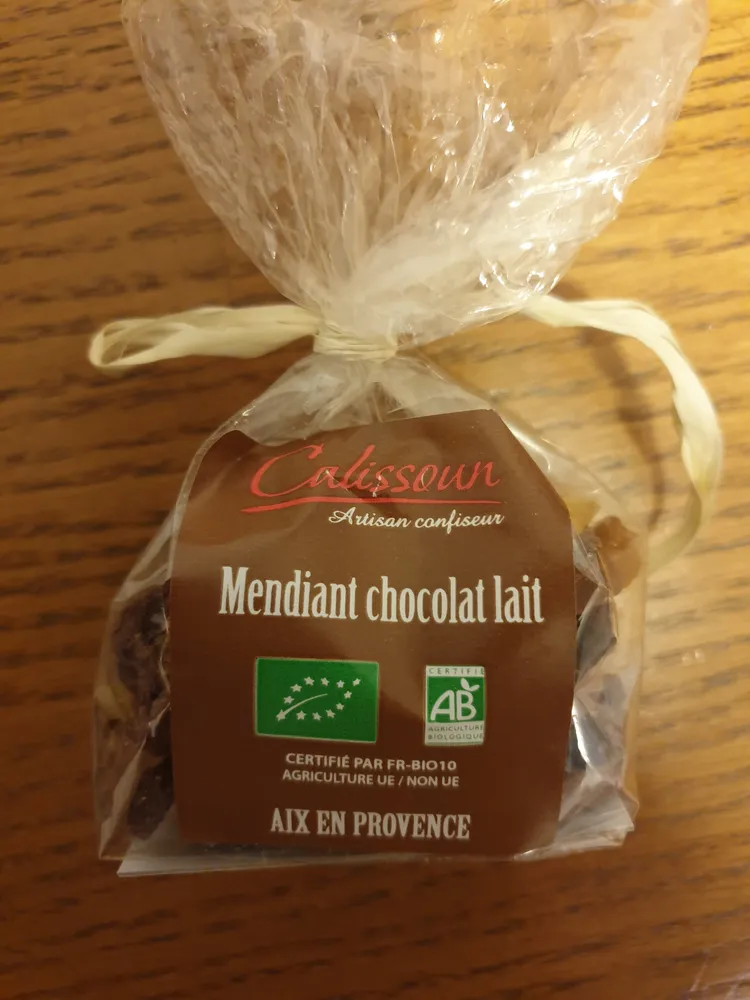 Mendiant chocolat lait